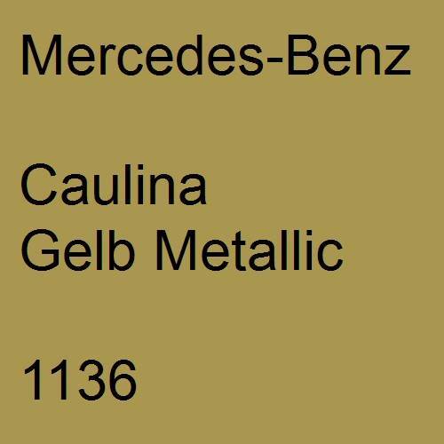 Mercedes-Benz, Caulina Gelb Metallic, 1136.